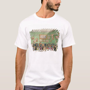 Christie's Auction Room, aquatinted by J. Bluck T-Shirt
