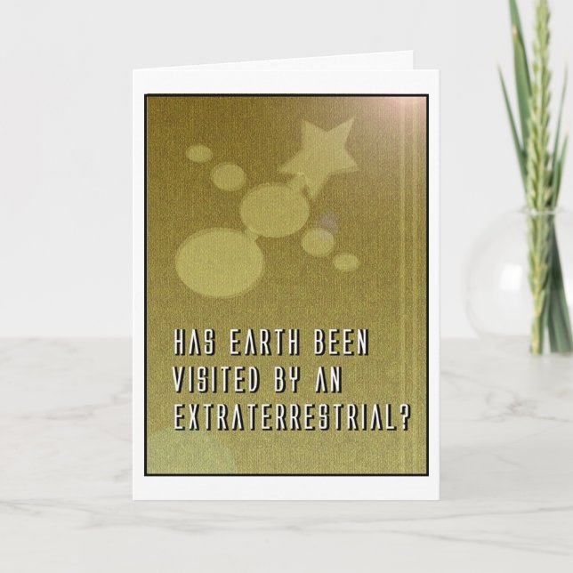 Christimas Card 2004: "Extraterrestrial" Theme (Front)