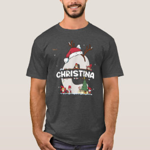Christina Christmas Shirt w Christina Name for fun