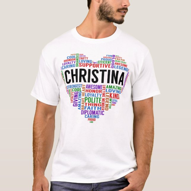 CHRISTINA Legend Heart T-Shirt (Front)