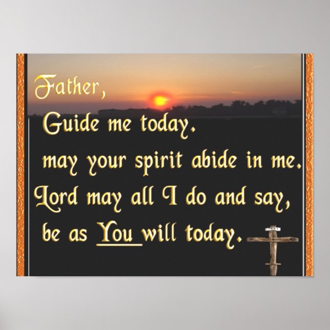 Christina Prayer Poster (Front)
