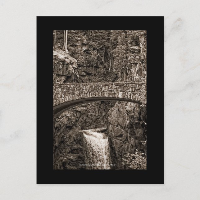 Christine Falls, WA Postcard (Front)