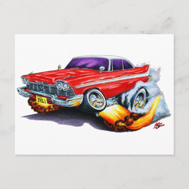 Christine Plymouth Fury Postcard (Front)
