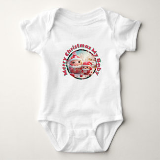 Christma Candy Cane Cuties  Customised Baby Bodysuit
