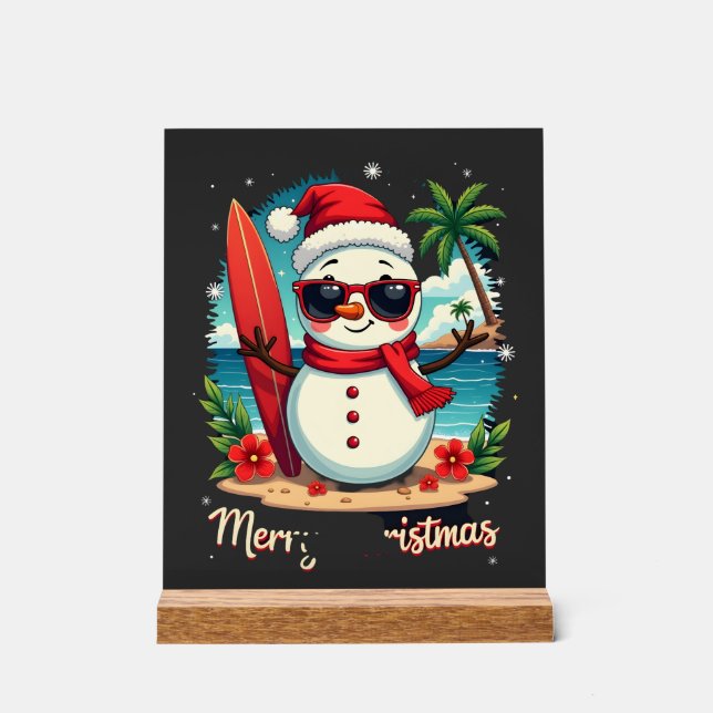 christmas (1) acrylic sign (Front)