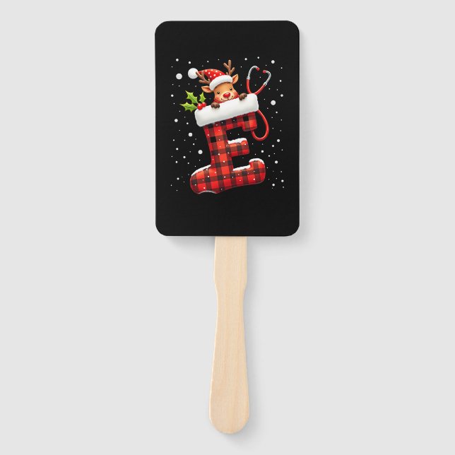 Christmas (1) hand fan (Front)