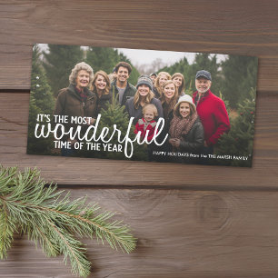 Christmas 1 horizontal or Panoramic photo - Wonder Holiday Card