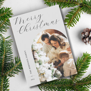 Christmas 1 photo arch  holiday card