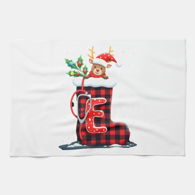 Christmas (1) tea towel (Horizontal)