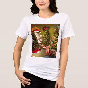 Christmas 1. Tri-Blend shirt