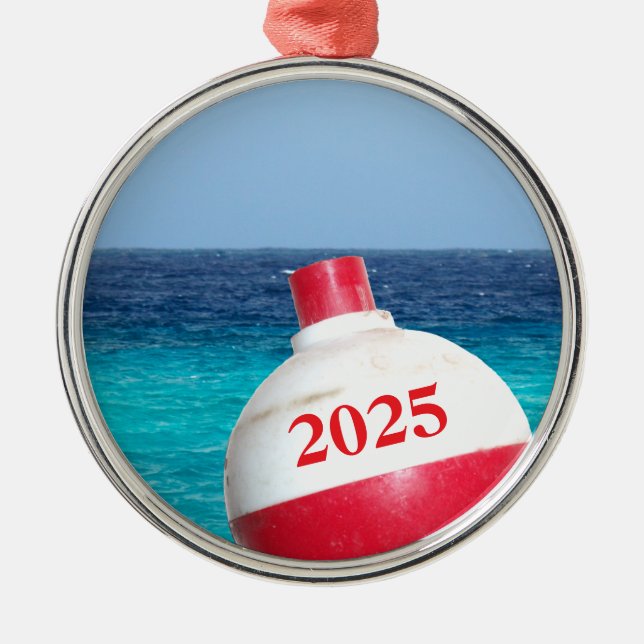 Christmas 2012 Fishing Bobber Ornament (Front)