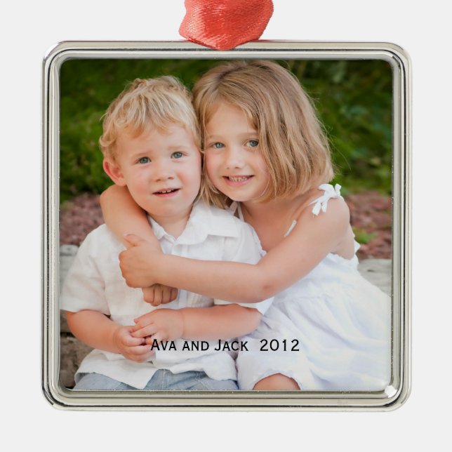 Christmas 2012 Photo keepsake ornament (Front)