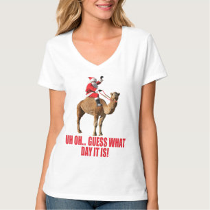 Christmas 2013 Hump Day Camel and Santa T-shirt