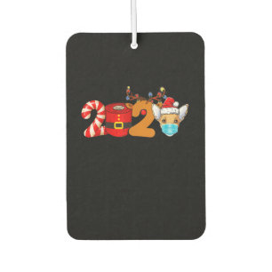 christmas 2020 chihuahua lover mask toilet paper car air freshener