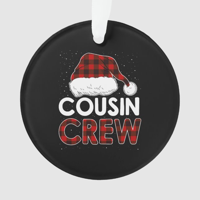 Christmas 2021 Cousin Crew Ornament (Front)
