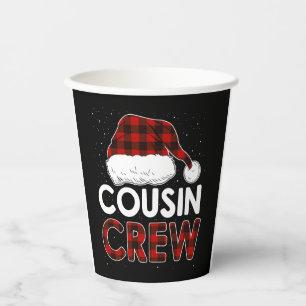 Christmas 2021 Cousin Crew Paper Cups