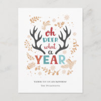 Christmas 2021 Oh Deer What A Year Vaccine Year