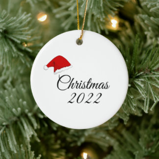 christmas 2022 ceramic tree decoration
