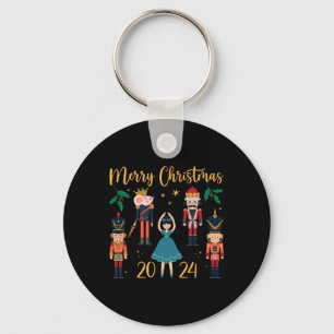 Christmas 2024 Clara And Nutcracker Ballet Pajama Key Ring
