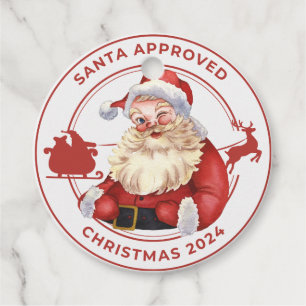Christmas 2024 - Santa Approved Gift Tag 