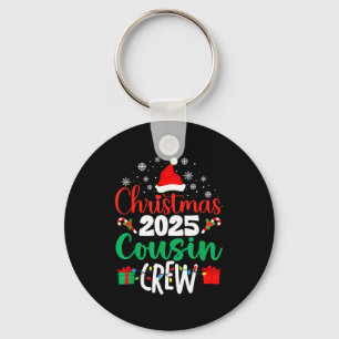 Christmas 2025 Cousin Crew Xmas Matching Family Gr Key Ring
