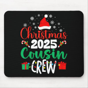 Christmas 2025 Cousin Crew Xmas Matching Family Gr Mouse Pad