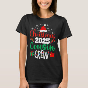 Christmas 2025 Cousin Crew Xmas Matching Family Gr T-Shirt