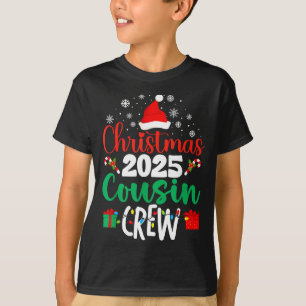 Christmas 2025 Cousin Crew Xmas Matching Family Gr T-Shirt