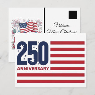 Christmas 2025 During America’s Semiquincentennial Postcard