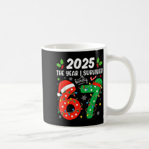 Christmas 2025 The Year I Barely Survived Six Seve Coffee Mug