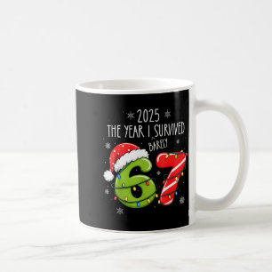 Christmas 2025 The Year I Barely Survived Six Seve Coffee Mug