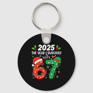 Christmas 2025 The Year I Barely Survived Six Seve Key Ring