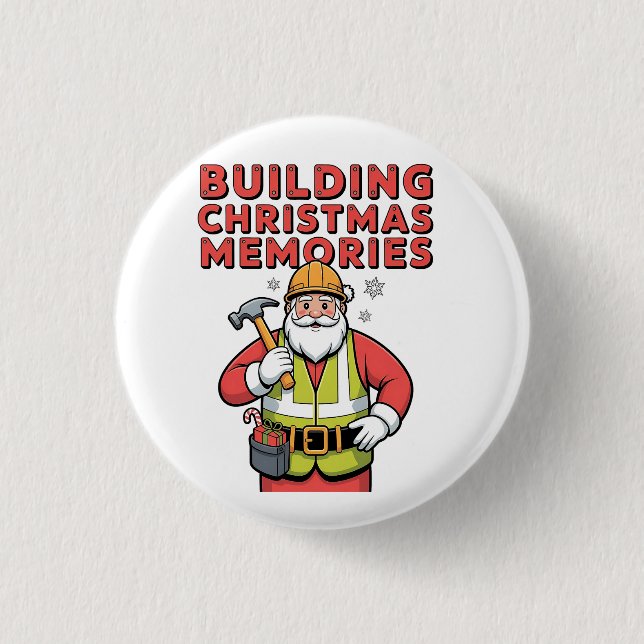 christmas 2026,  3 cm round badge (Front)