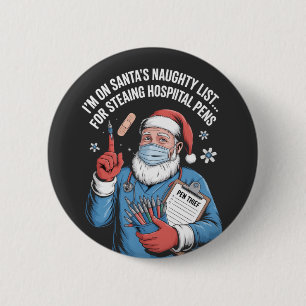 christmas 2026, 6 cm round badge