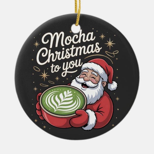 christmas 2026,  ceramic tree decoration (Front)
