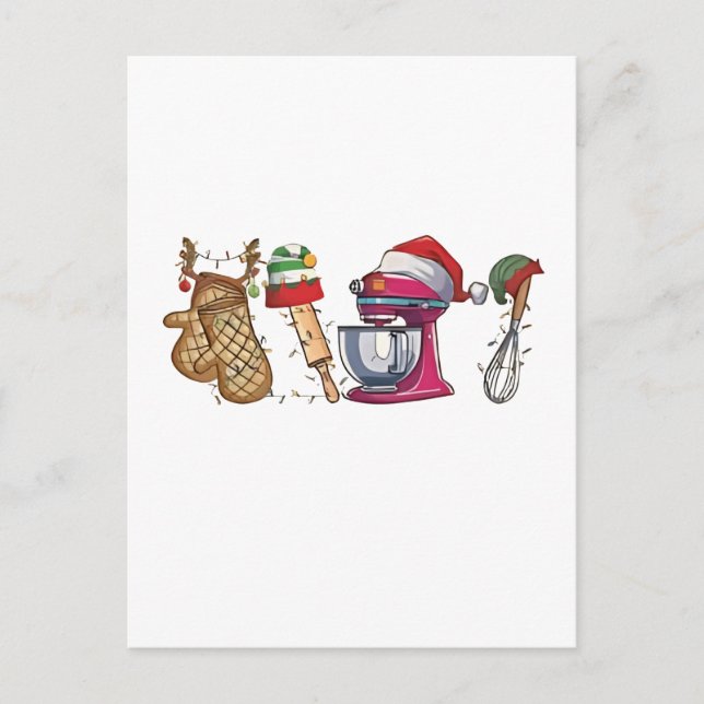 christmas 2026,  invitation postcard (Front)