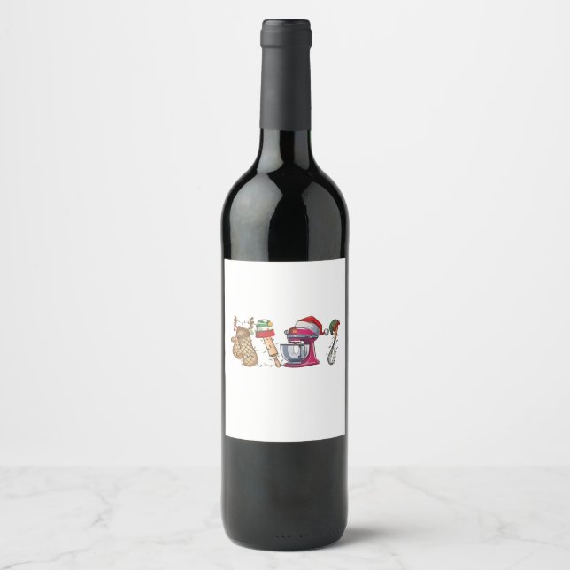 christmas 2026,  wine label (Front)