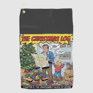 christmas 2 golf towel