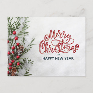 Christmas 2 holiday postcard