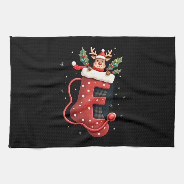 Christmas (2) tea towel (Horizontal)