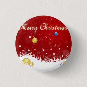 Christmas 3 Cm Round Badge