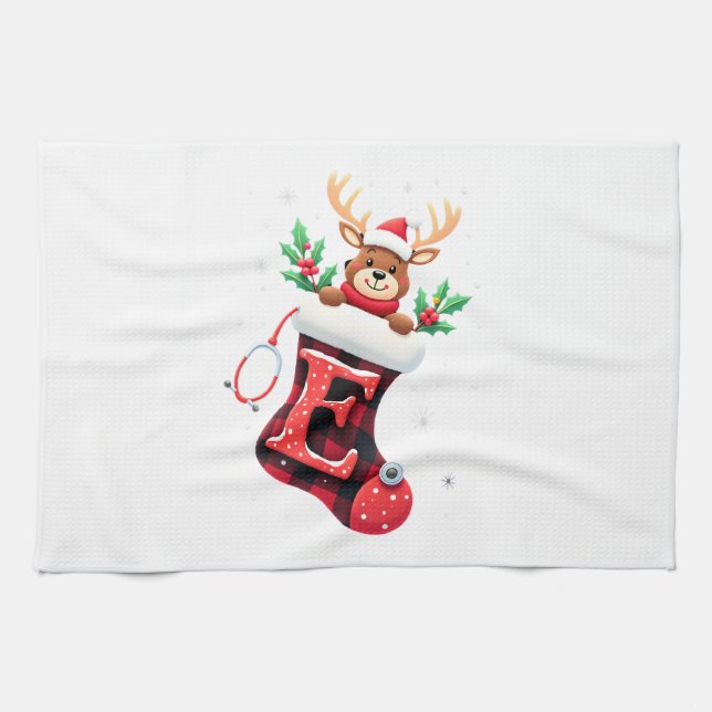 Christmas (3) tea towel (Horizontal)