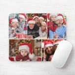 Christmas 5 Photo Collage Personalised  Mouse Pad<br><div class="desc">Add a touch of holiday cheer to your workspace with our Christmas 5 Photo Collage Personalised Mouse Pad. This unique mouse pad allows you to showcase five of your favourite photos, creating a heartwarming and festive collage that’s perfect for the season. Made with high-quality materials, it provides a smooth surface...</div>