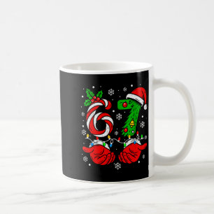 Christmas 67 Candy Cane Six Seven Meme Lights Sant Coffee Mug