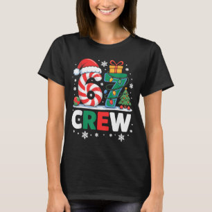 Christmas 67 Crew Brainrot Candy Cane Lights T-Shirt