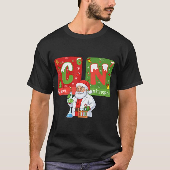 Christmas 67 Meme Science Chemistry Humor Periodic T-Shirt (Front)