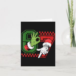 Christmas 67 Meme Xmas Six Seven Men Women Kids  Card