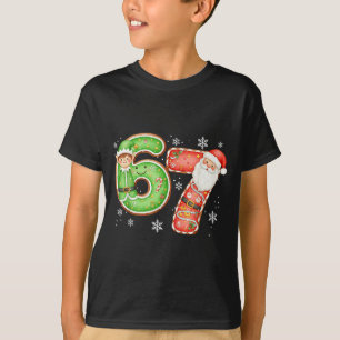 Christmas 6 7 Six Seven Funny 67 Meme Santa Claus  T-Shirt