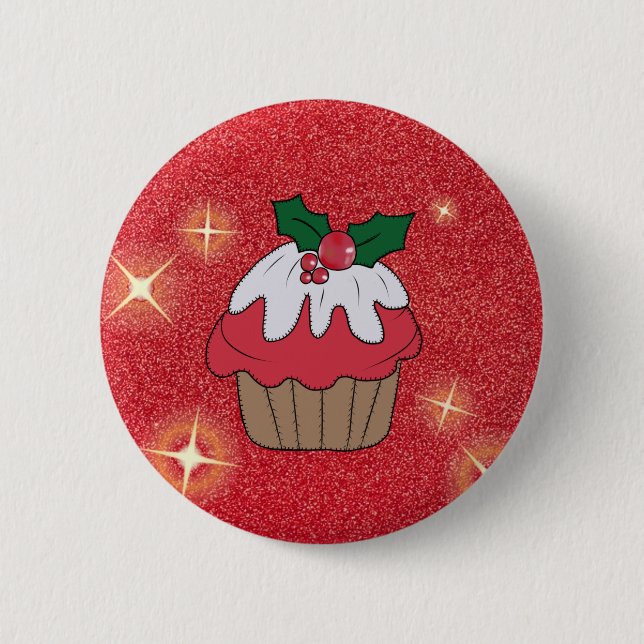 Christmas 6 Cm Round Badge (Front)