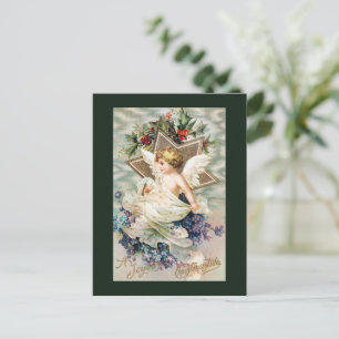 Christmas a Joyous Christmastide Holiday Postcard